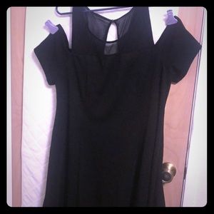 Torrid skater off the shoulder LBD